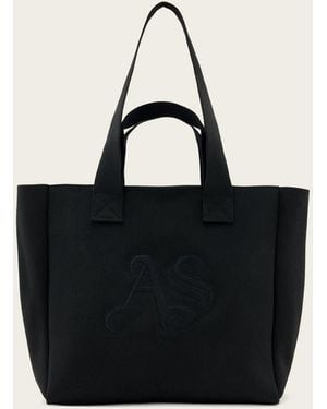 AllSaints Izzy Medium Size Tote Bag - Black