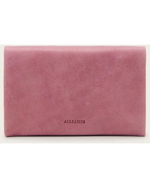 AllSaints Harluna Leather Wallet - Pink
