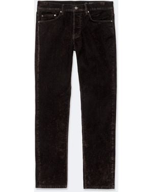 AllSaints Flocked Denim Slim-Straight Leg Jeans - Black
