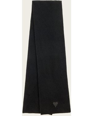 AllSaints Trip Logo Scarf - Black