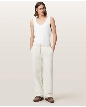 AllSaints Asher Straight Fit Joggers - Natural