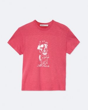 AllSaints Pupper Addi Regular-Fit T-Shirt - Pink
