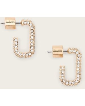 AllSaints Lori Pave Earrings - Natural