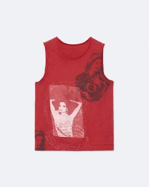 AllSaints Jenny Dreams Slim-Fit Tank Top - Red