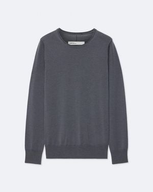 AllSaints Coyte Merino Wool Crew-Neck Sweater - Gray