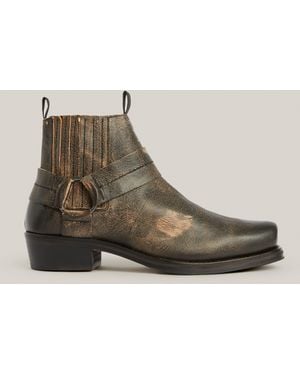 AllSaints Abbot Leather Boots - Black