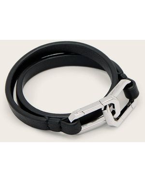 AllSaints Thea Leather Bracelet - Black