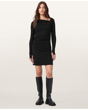 AllSaints Seyma Jersey Mini Dress - Black