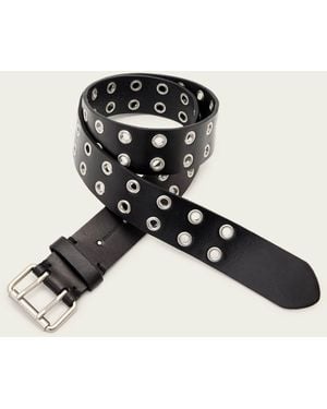 AllSaints Iryna Leather Belt - Black