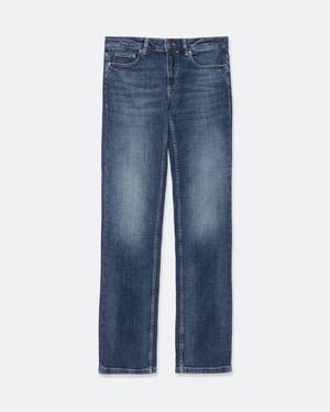 AllSaints Zoe Low-Rise Slim Bootcut Denim Jeans - Blue