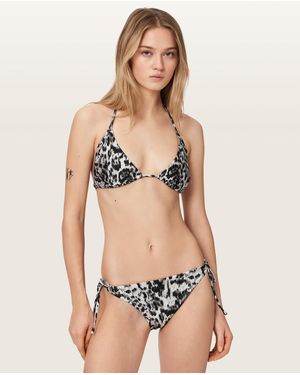 AllSaints Saph Triangle Bikini Bottoms - Natural