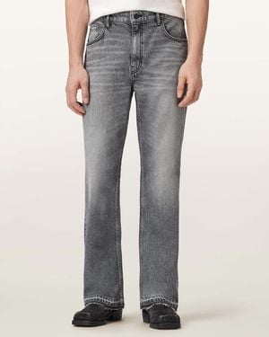 AllSaints Flint Bootcut Denim Jeans - Gray