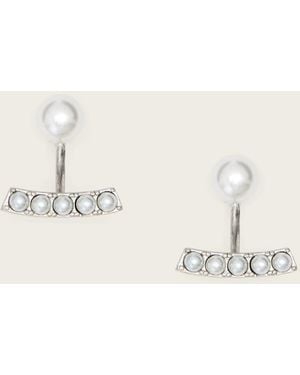 AllSaints Nellie Pave Earrings - Natural