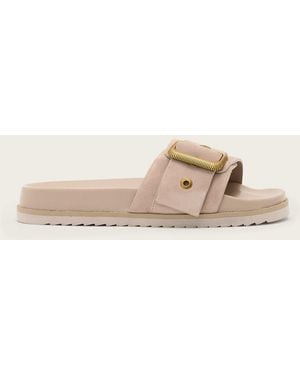 AllSaints Ellie Western Sandals - Natural