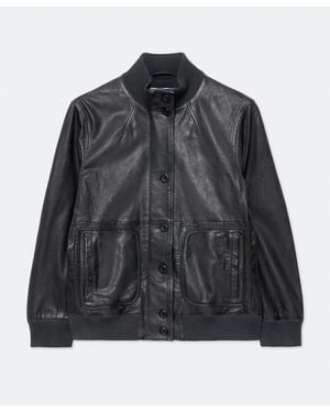 AllSaints Memphis Leather Jacket - Black