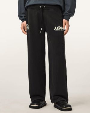 AllSaints Chromium Straight Fit Joggers - Black