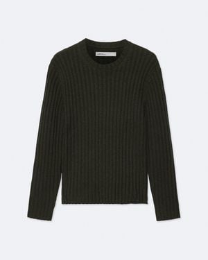 AllSaints Liev Ribbed Crew-Neck Jumper - Green