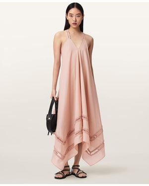 AllSaints Lil Midi Dress - Pink