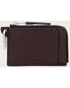 AllSaints Remy Leather Wallet - Natural