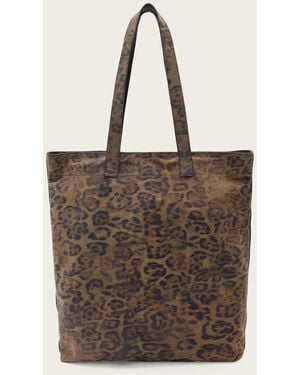 AllSaints Yuto Leopard Tote Bag - Natural
