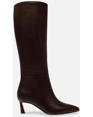 Steve Madden Lavan Leather Boots - Brown
