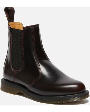 Dr. Martens Flora Leather Chelsea Boots - Black