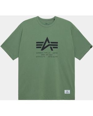 Alpha Industries Relaxed Coorindates Tee - Green