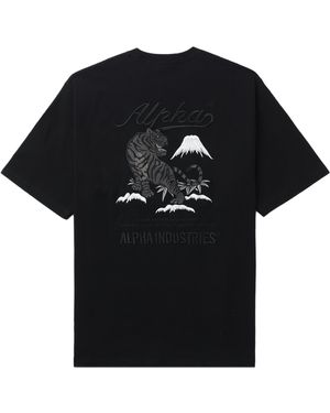 Alpha Industries Tiger Search And Destroy Tee - Black