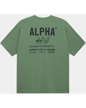 Alpha Industries Relaxed Uniform Tee - Green