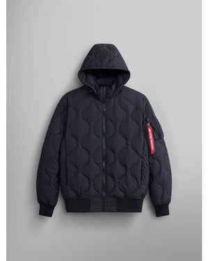 Alpha Industries Lightweight Quilted Down Jacket - Blue