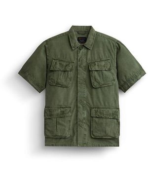 Alpha Industries Ss Fatigue Overshirt - Green