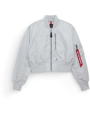 Alpha Industries L-2b Cropped Gen Ii Bomber Jacket W - White