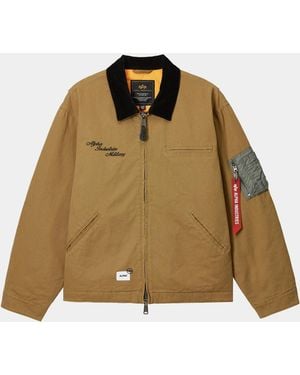 Alpha Industries Unfrm Detroit Jacket - Natural