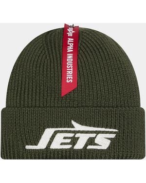 KTZ New York Jets X Alpha X Short Cuff Beanie - Green