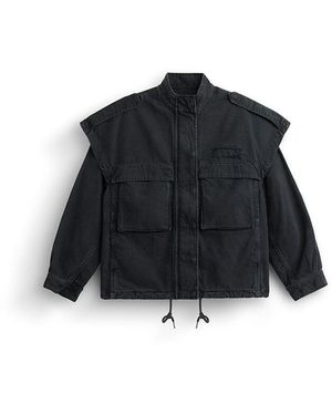 Alpha Industries Oversized Ctn Utility Jacket W - Black