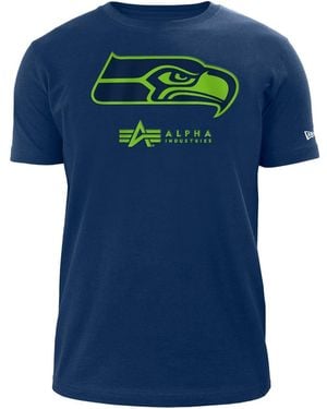 KTZ Seattle Seahawks X Alpha X T-shirt - Blue