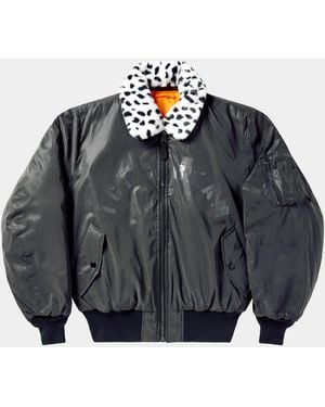 Alpha Industries Icecream X Alpha Reflective Fur Collar Jacket - Blue