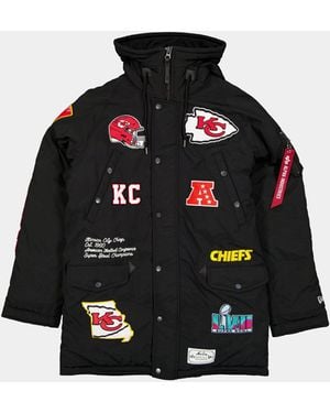 Alpha Industries Kansas City Chiefs X Alpha X New Era N-3b Parka - Black
