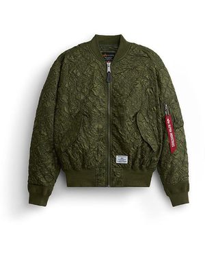 Alpha Industries L-2b Bubble Flight Jacket W - Green