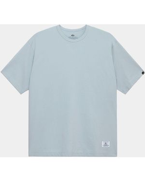 Alpha Industries Relaxed Short Sleeve Tee - Blue