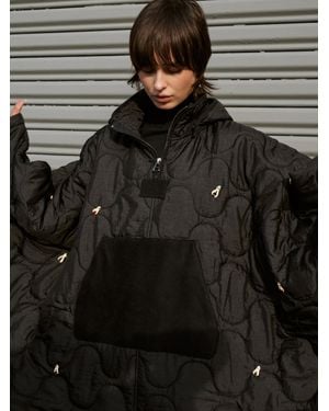 Alpha Industries Gdbg X Alpha Upcycled Beaded Poncho - Black
