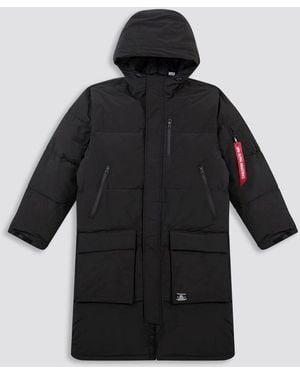 Alpha Industries Carson Long Puffer - Gray