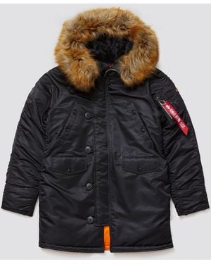 Alpha Industries N-3b Parka Womens - Black