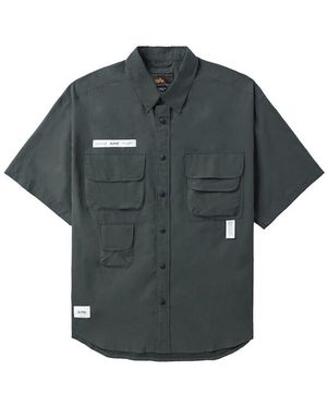 Alpha Industries Unfrm Nylon Utility Shirt - Gray