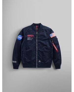 Alpha Industries Nasa L-2b Gen Ii Bomber Jacket - Blue