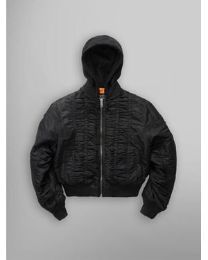 Alpha Industries Alpha X Mademe Hooded Ruched Ma-1 Bomber