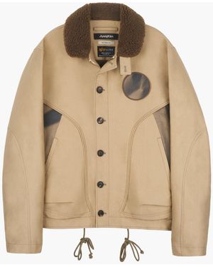 Alpha Industries Alpha X Jiyongkim Sun-bleached Deck Jacket - Natural
