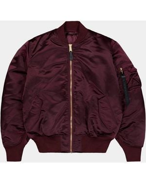 Alpha Industries Ma-1 3m Base Flight Jacket - Red