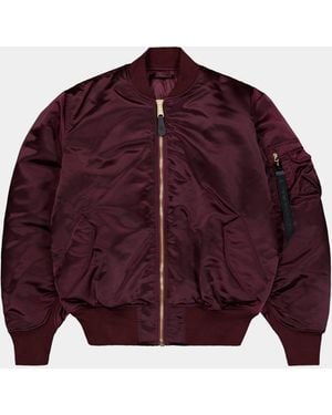 Alpha Industries Ma-1 3m Base Flight Jacket - Red
