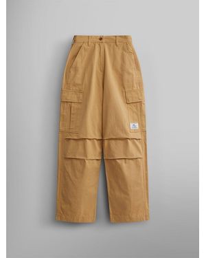 Alpha Industries Women's M-65 Cargo Pant (bronzed Brown) - Natural